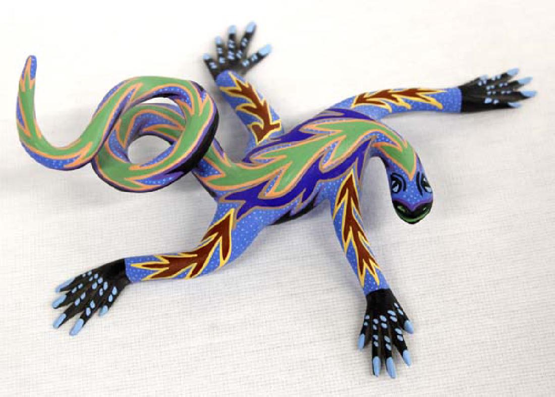 Mexican Oaxacan Alebrije Lizard by Ramirez (1 of 3)