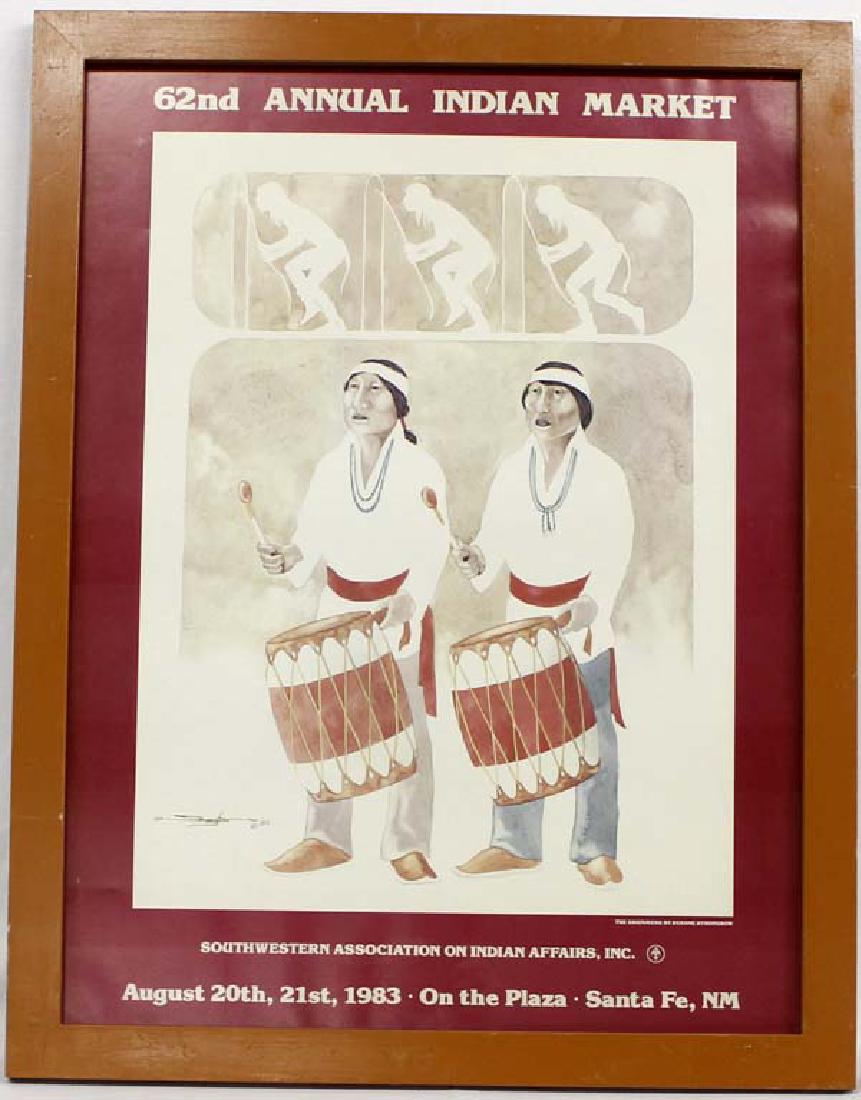 1983 Annual Indian Market Poster Santa Fe, NM (1 of 3)