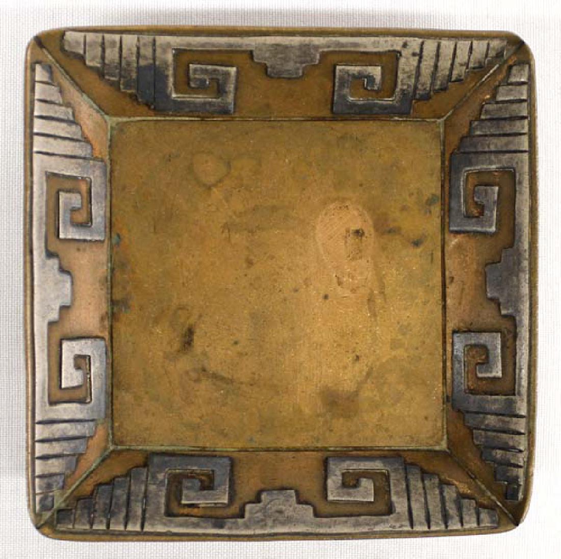 Estate Taxco Copper Sterling Silver Tray Marked Vicoria (1 of 3)