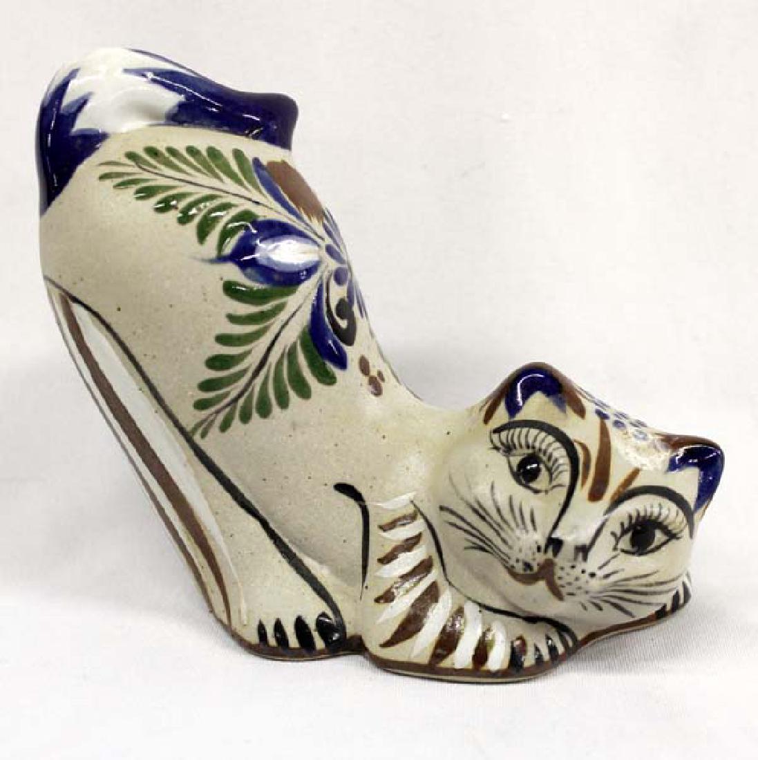 Mexican Tonala Pottery Cat (1 of 4)