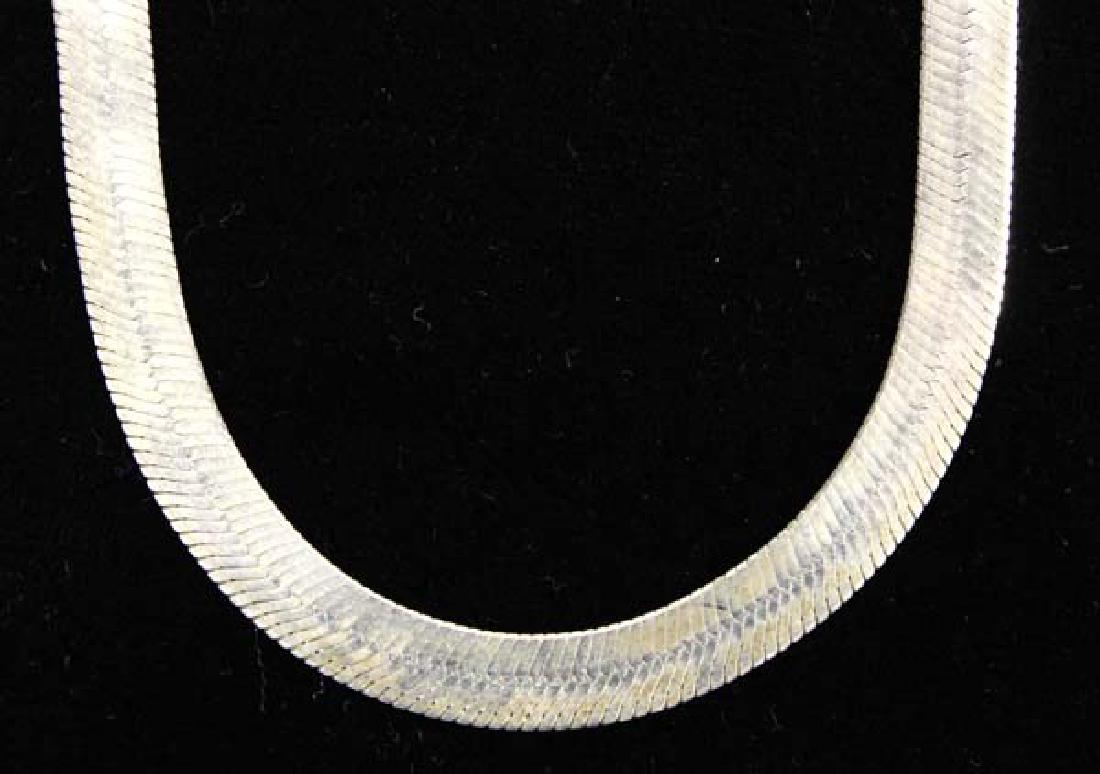 Large Italian Sterling Silver Serpentine Chain (1 of 5)