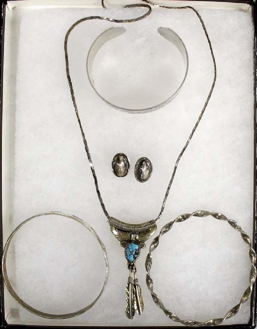 Collection of Mexican Sterling Silver Jewelry (1 of 4)