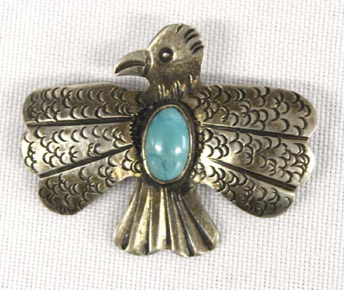 1950 Navajo Sterling Eagle Pin (1 of 2)