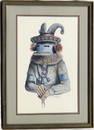 Estate Signed Ram Kachina Print by Fred Cleveland
