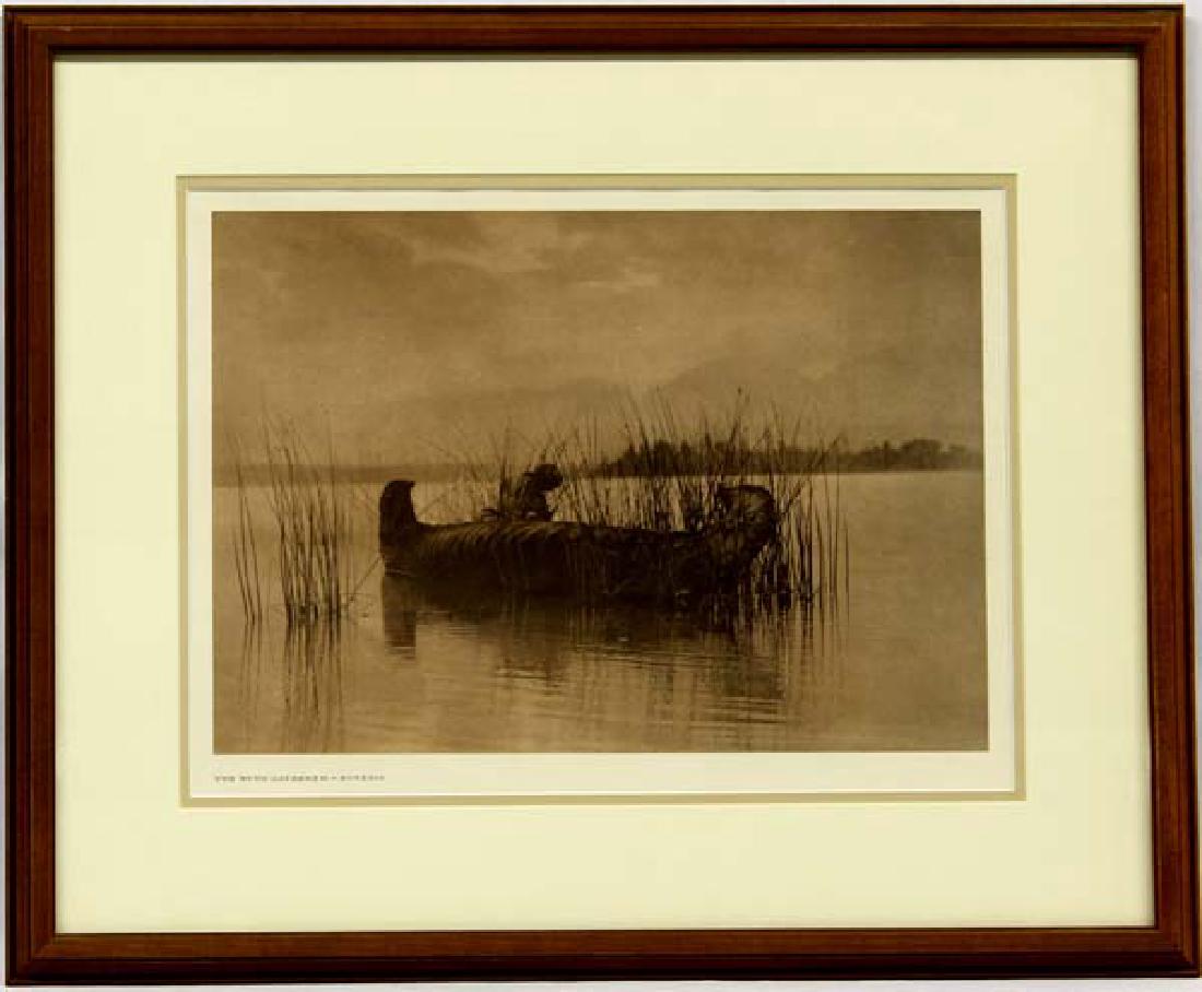 Estate Framed Print The Rush Gatherer-Kutenai by Curtis (1 of 2)