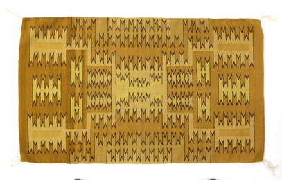 Native American Navajo Chinle Wool Textile Rug