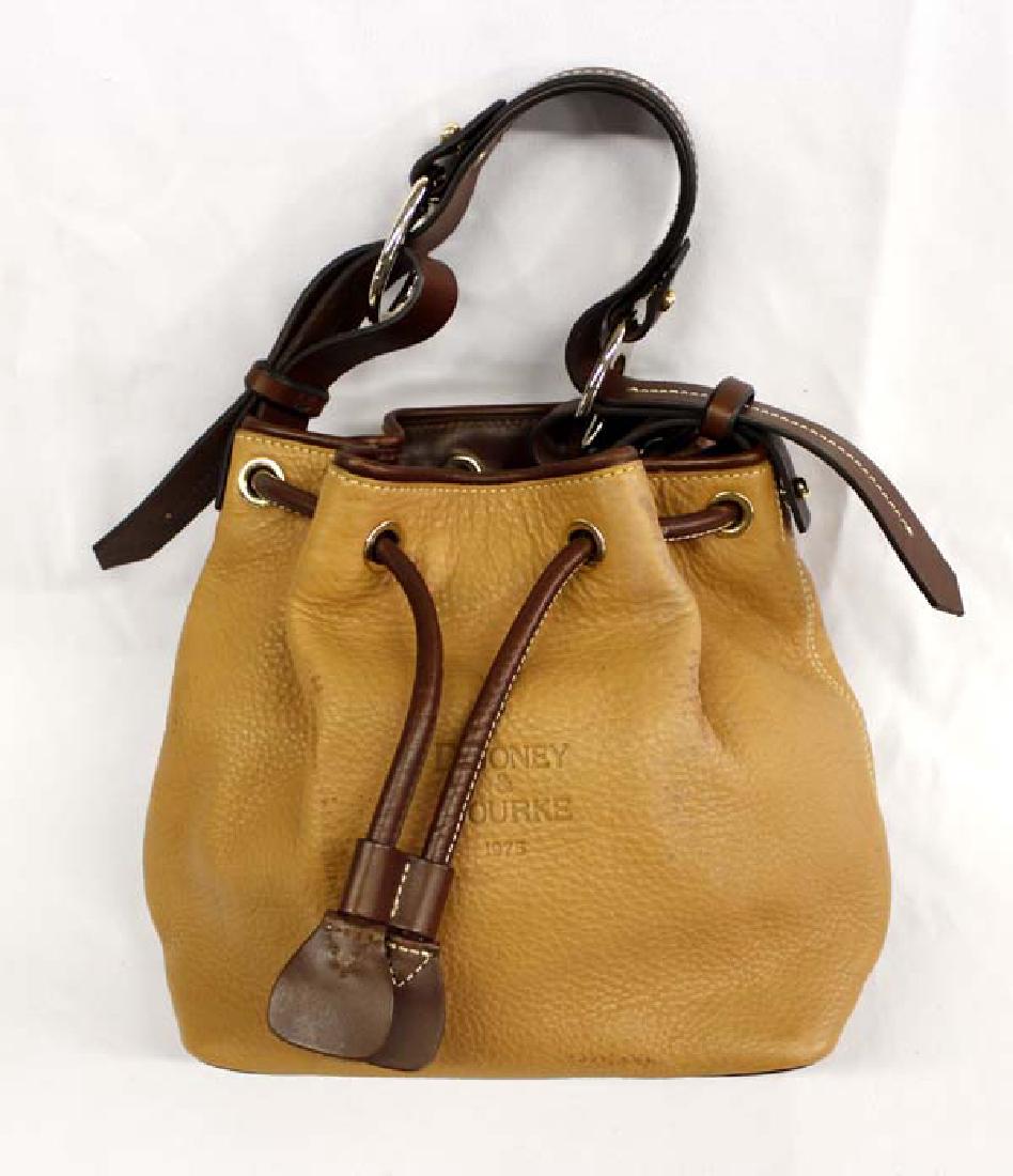 Leather Dooney & Bourke Bucket Purse (1 of 3)