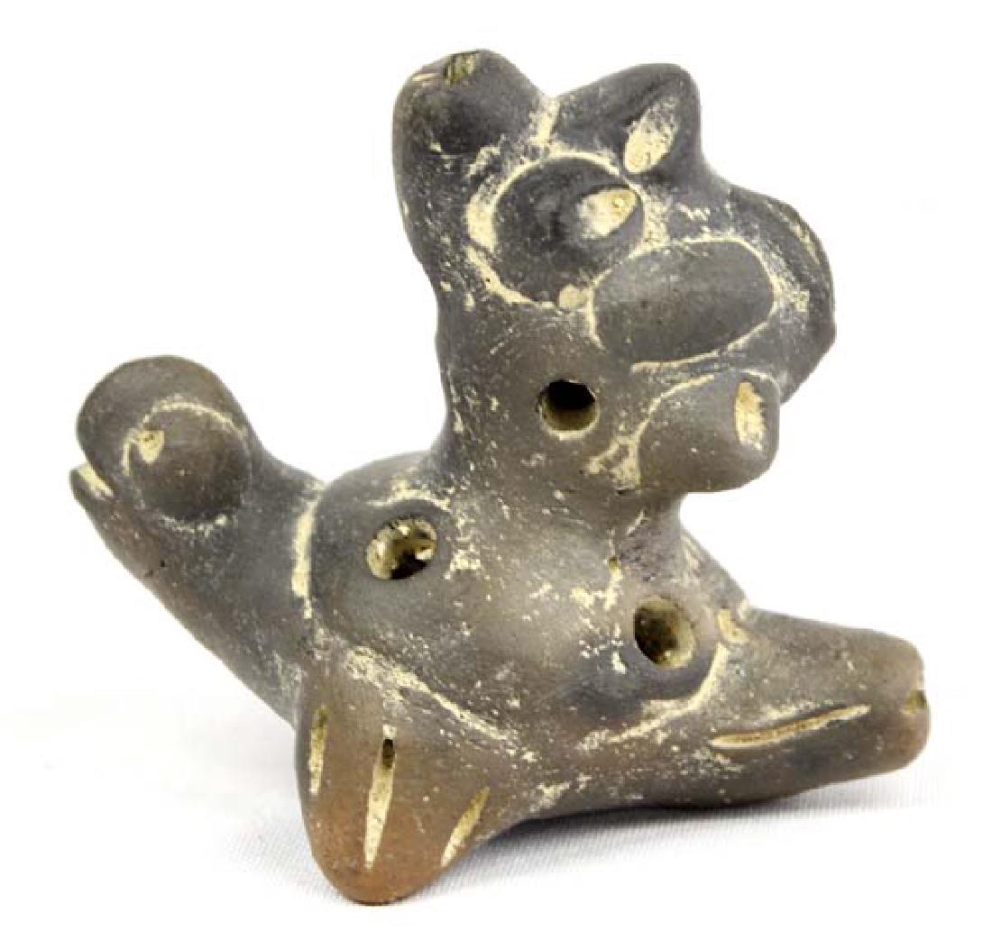PreColumbian Pottery Turtle Whistle Replica (1 of 4)