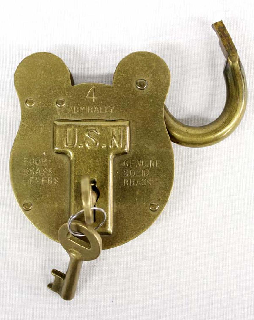 James Morgan & Sons Solid Brass Lock (1 of 3)