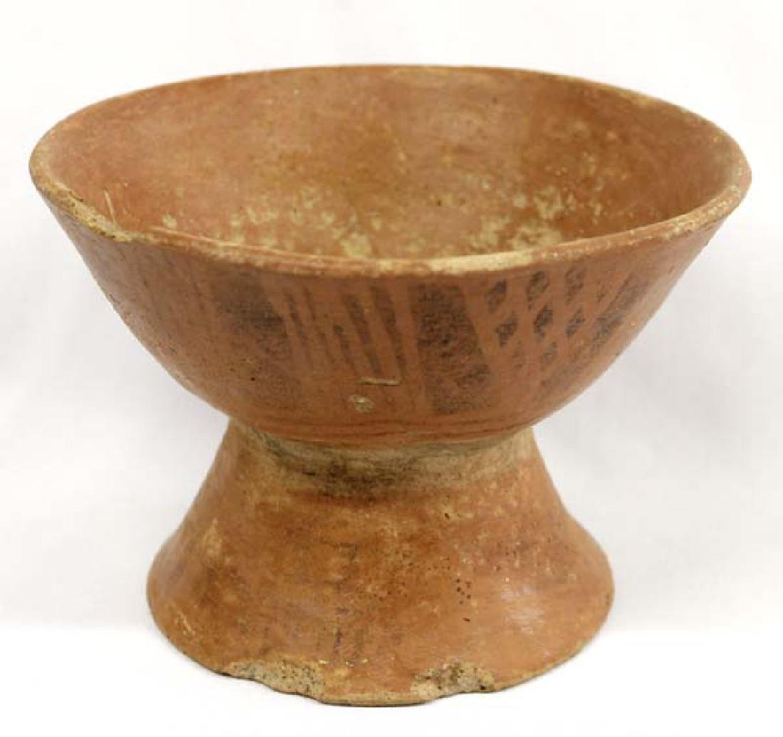 PreColumbian Black on Red Clay Painted Bowl (1 of 3)