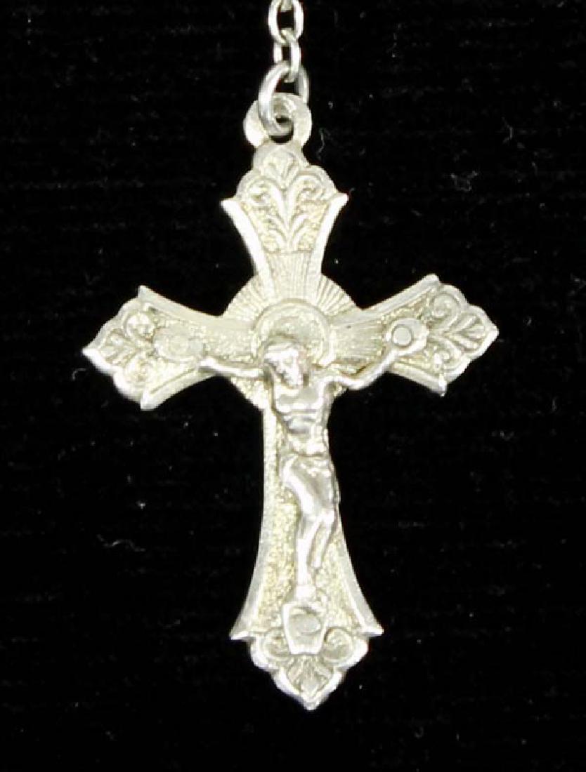 Vintage Silver Bead Rosary (1 of 4)