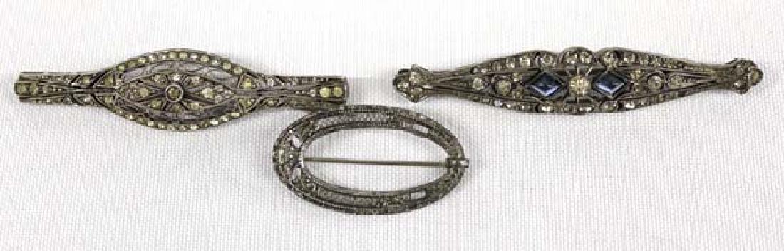 3 Victorian Sterling Silver Pins (1 of 3)