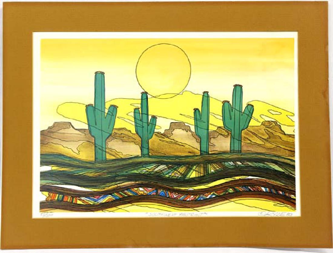 Signed & Numbered Print Southwest Abstract by Kyle (1 of 4)