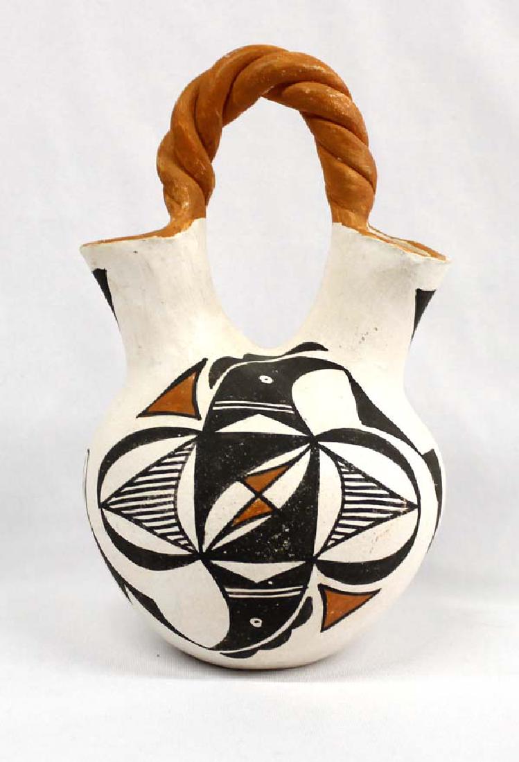 Native American Acoma Pottery Wedding Vase (1 of 4)