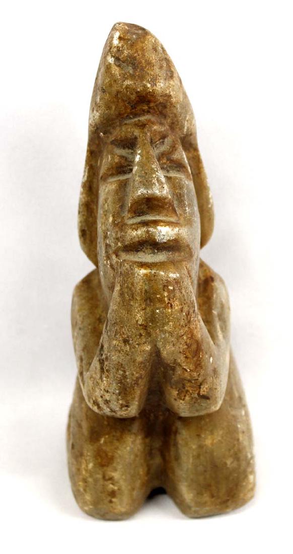 Mexican Carved Stone Mayan Figure (1 of 4)