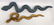 2 New Mexico Carved Wood Folk Art Snakes - 2