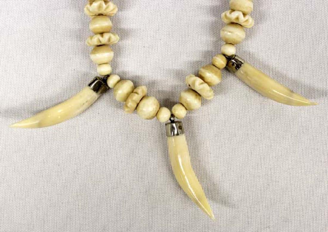 Native American Bone Necklace Jun 11, 2017 Desert West Auction in NM