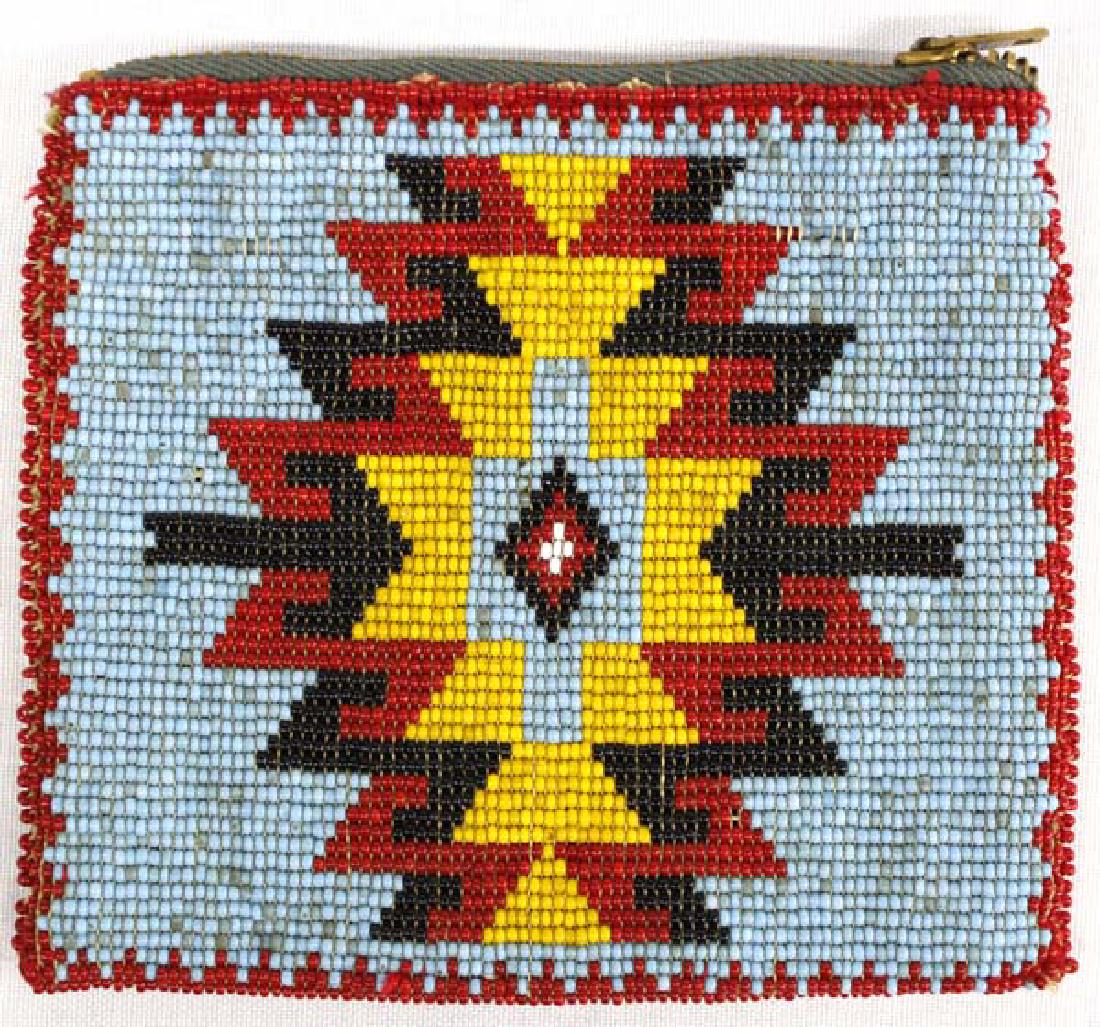 Antique Native American Nez Perce Beaded Bag (1 of 2)