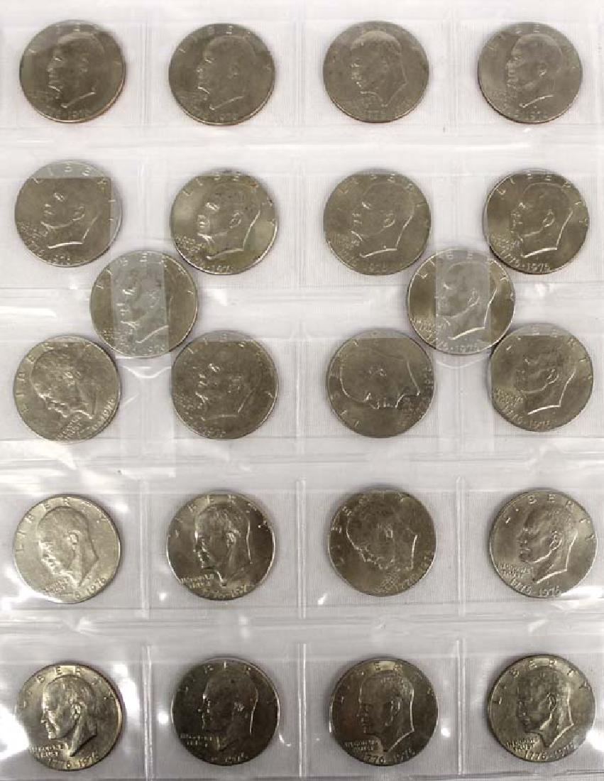22 Bicentennial Eisenhower Silver Dollars (1 of 2)