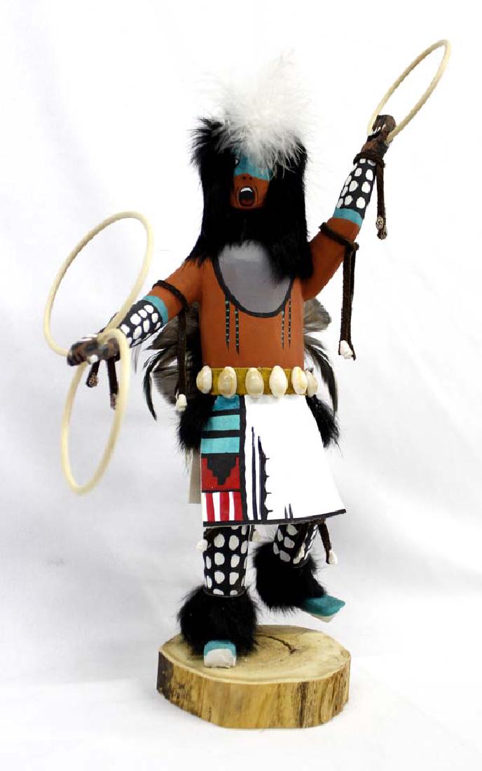 Zuni Carved Wood Hoop Dancer Kachina by R. Quam (1 of 5)