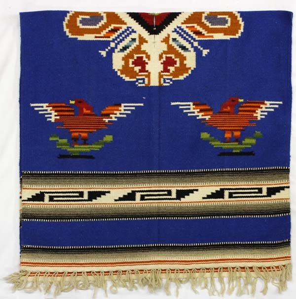 Large Mexican Wool Textile Serape (1 of 3)