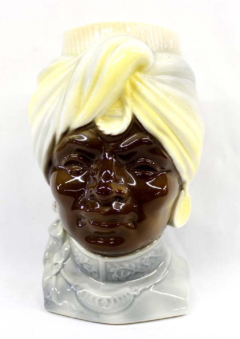 Vintage Royal Copley Blackamoor Wall Pocket Vase (1 of 4)