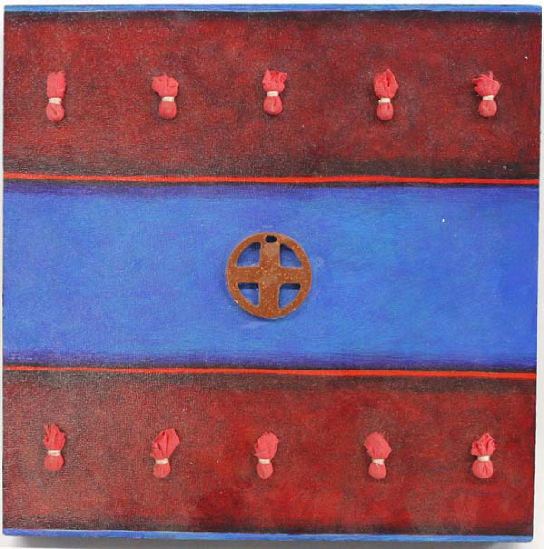 Original Spirit Bundle and Cross 3-D Painting (1 of 2)