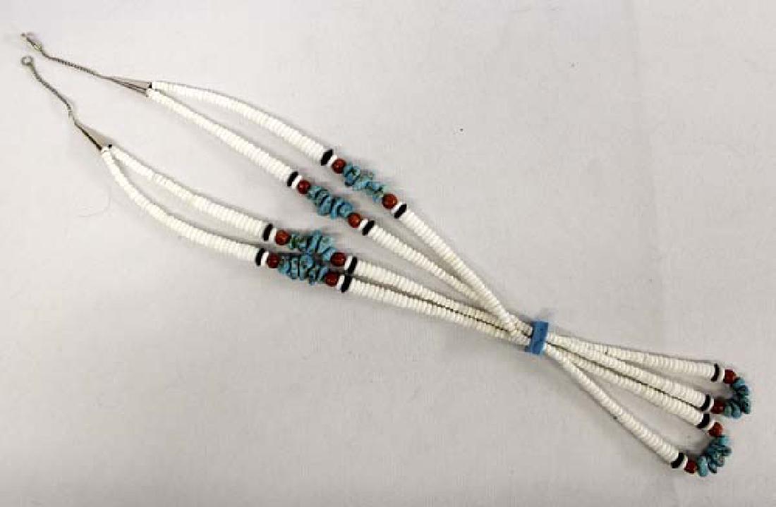 Santo Domingo Heishi Turquoise Nugget Necklace (1 of 3)