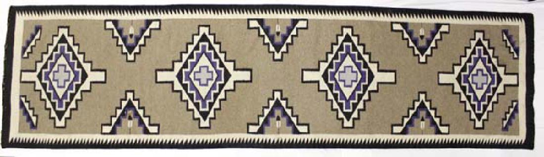 Long Mexican Wool Textile Runner (1 of 3)