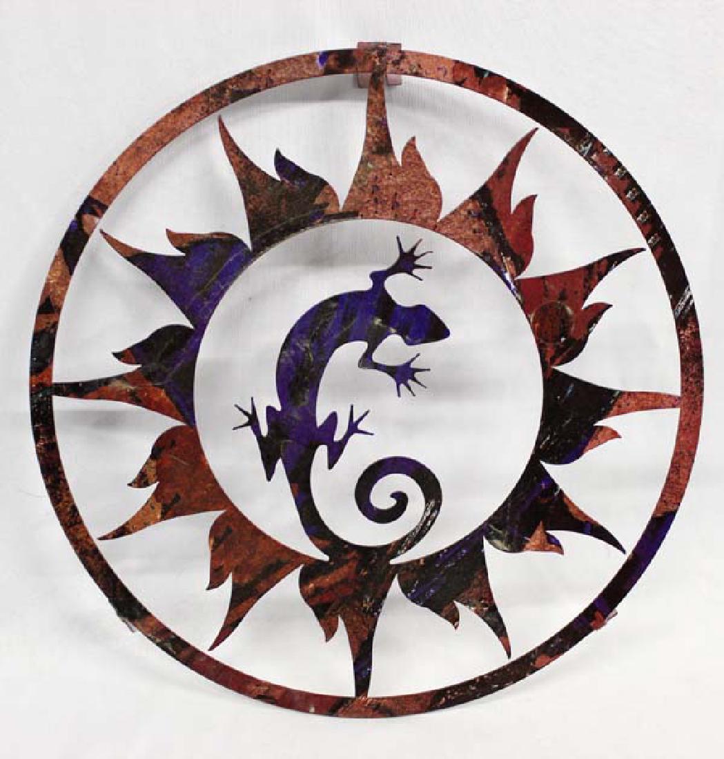 Metal Art Lizard Wall Hanging (1 of 2)