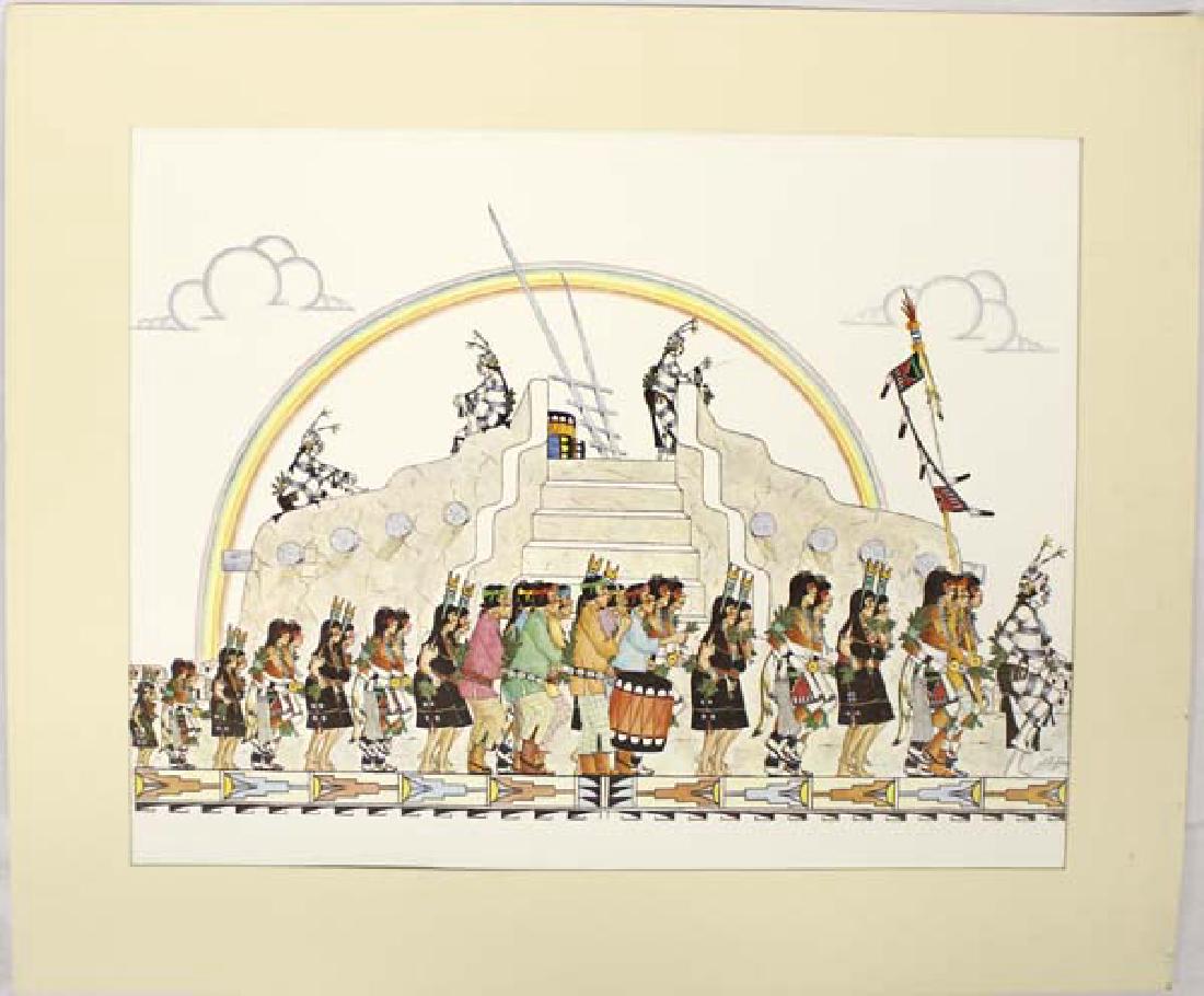Native American San Ildefonso Print, J.D. Roybal (1 of 4)
