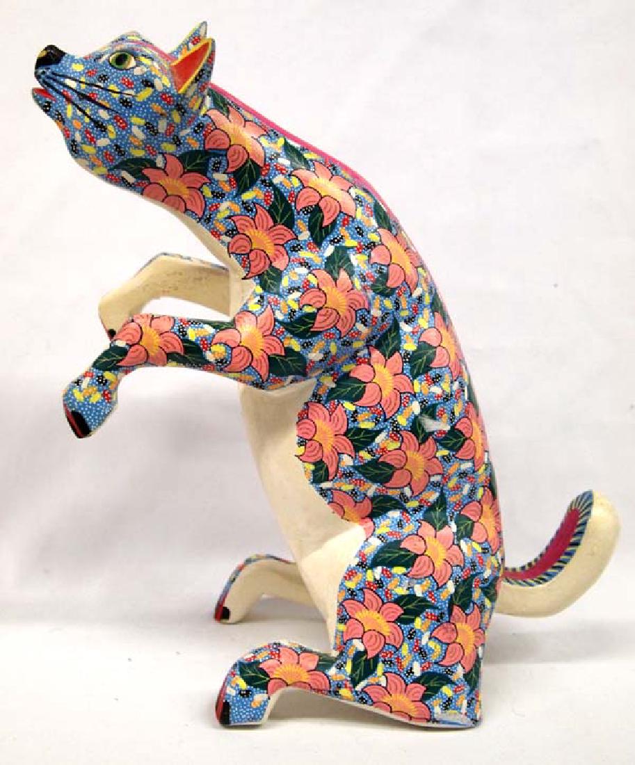 Oaxacan Alebrije Cat by Familia Jimenez Ojeda (1 of 5)