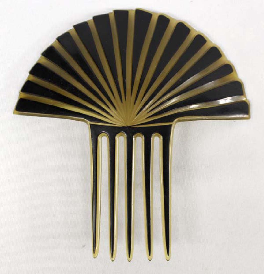 Antique Art Deco Bakelite Wedding Tiara Hair Comb (1 of 2)