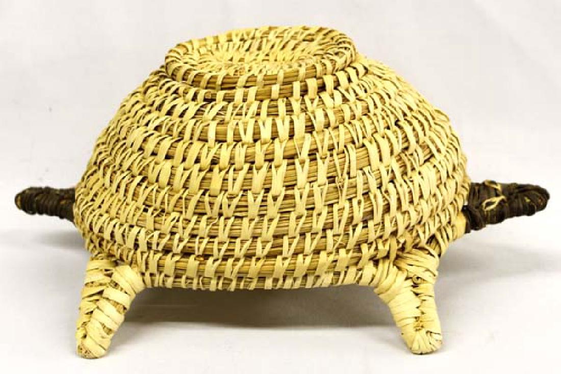 Native American Tohono O'odham Basketry Turtle (1 of 4)