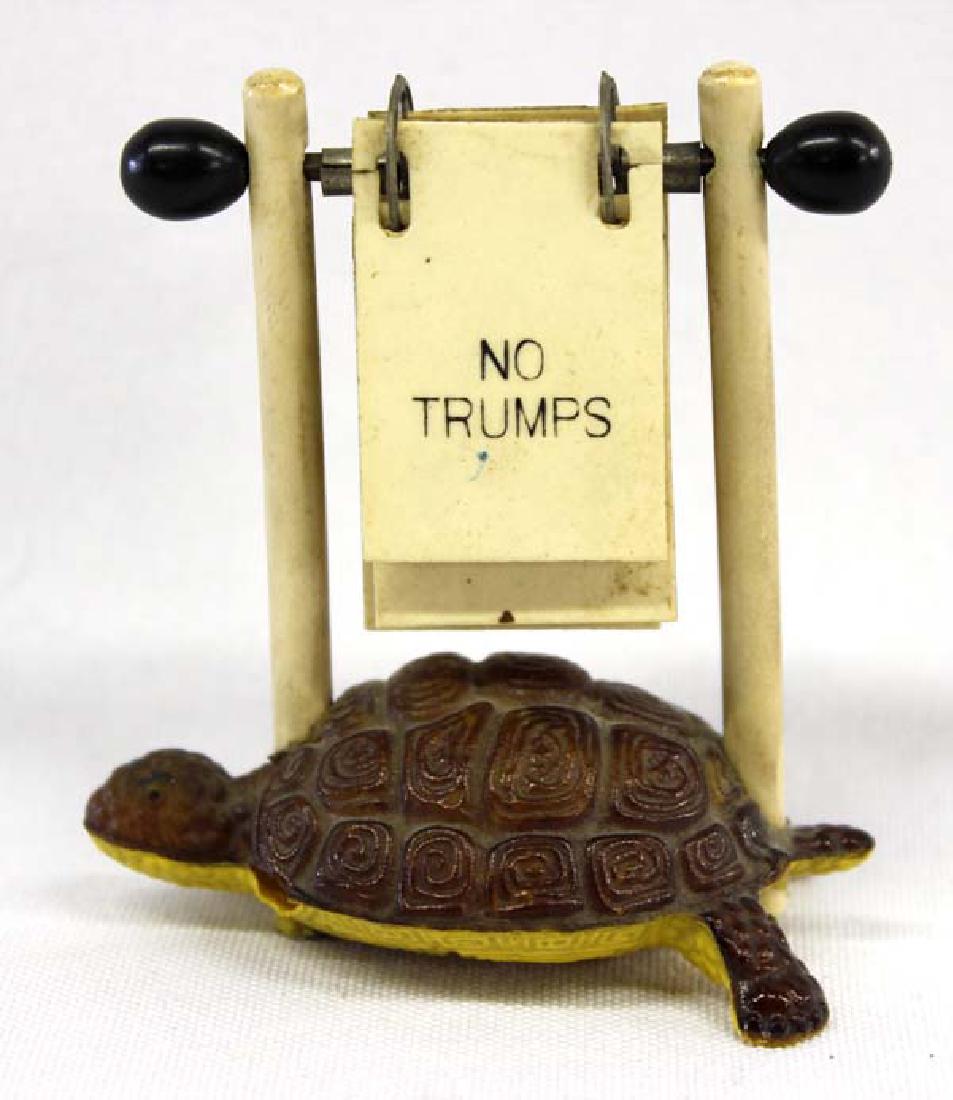 Vintage Celluloid Turtle Bridge Trump Indicator (1 of 3)