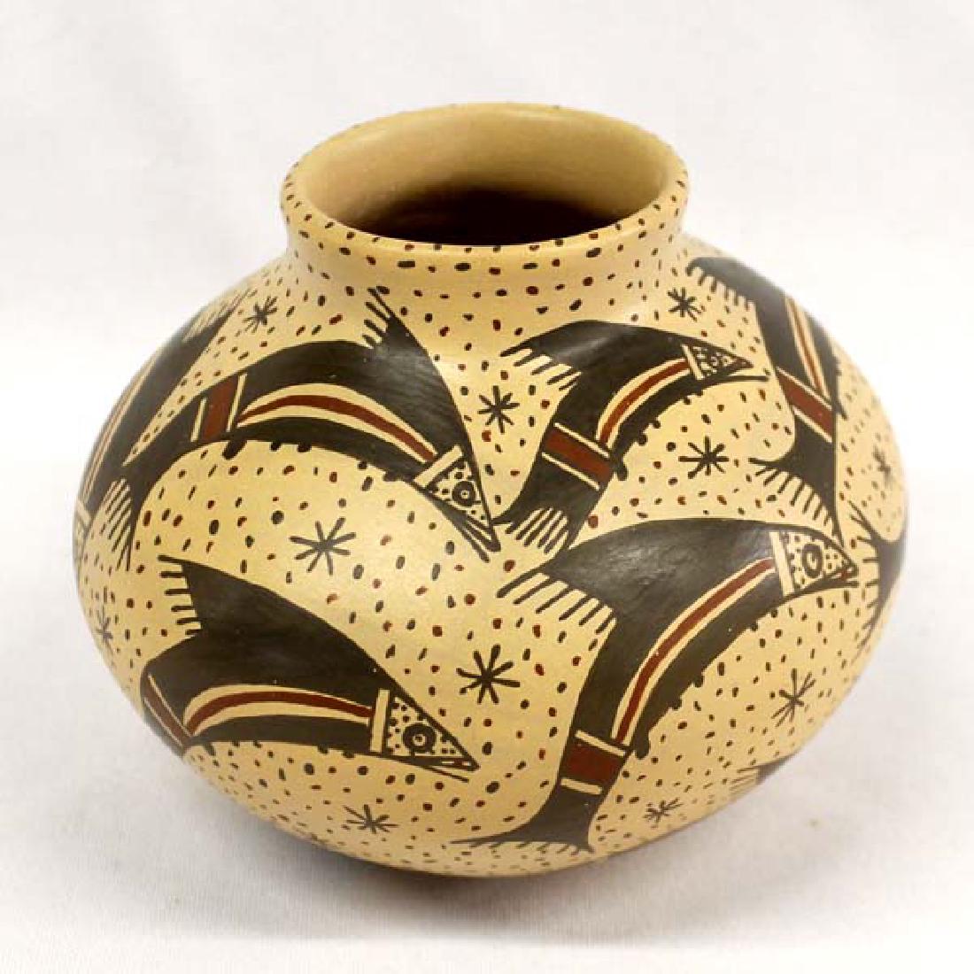 Mexican Mata Ortiz Polychrome Jar by Rita Villa (1 of 3)