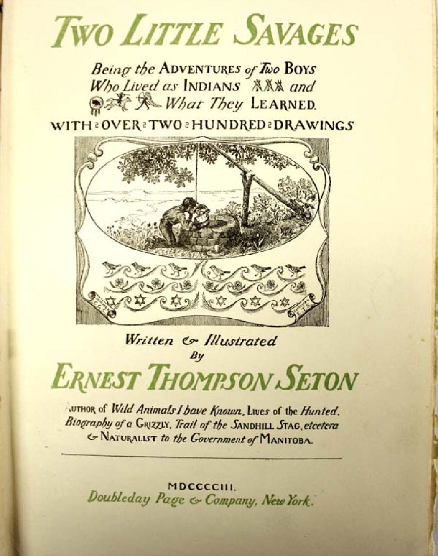 1903 Two Little Savages by Earnest Thompson Seton (1 of 6)