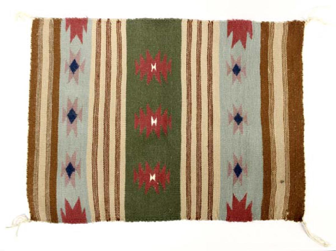 Native American Navajo Wool Textile Rug (1 of 2)