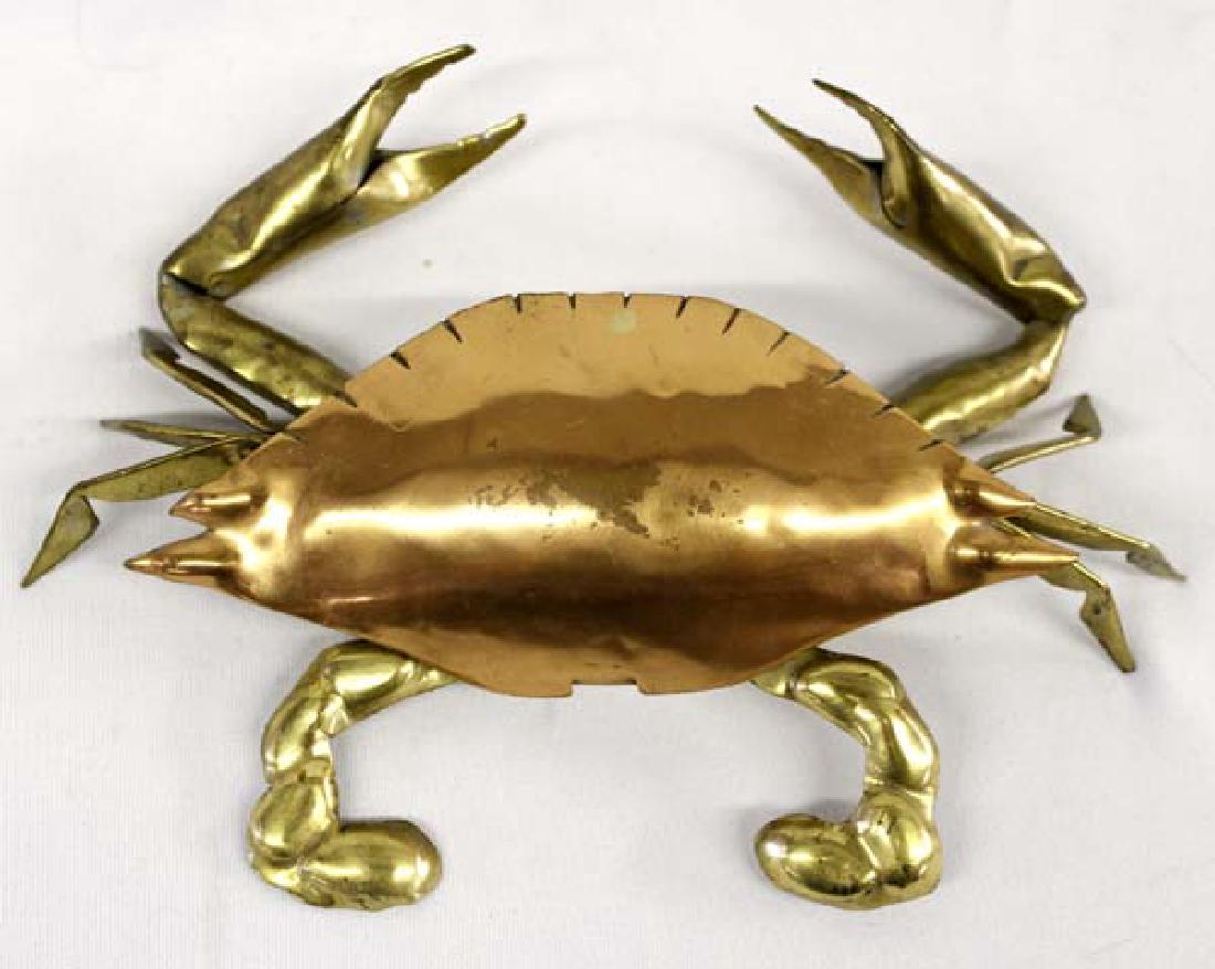 Lidded Brass and Copper Crab (1 of 3)