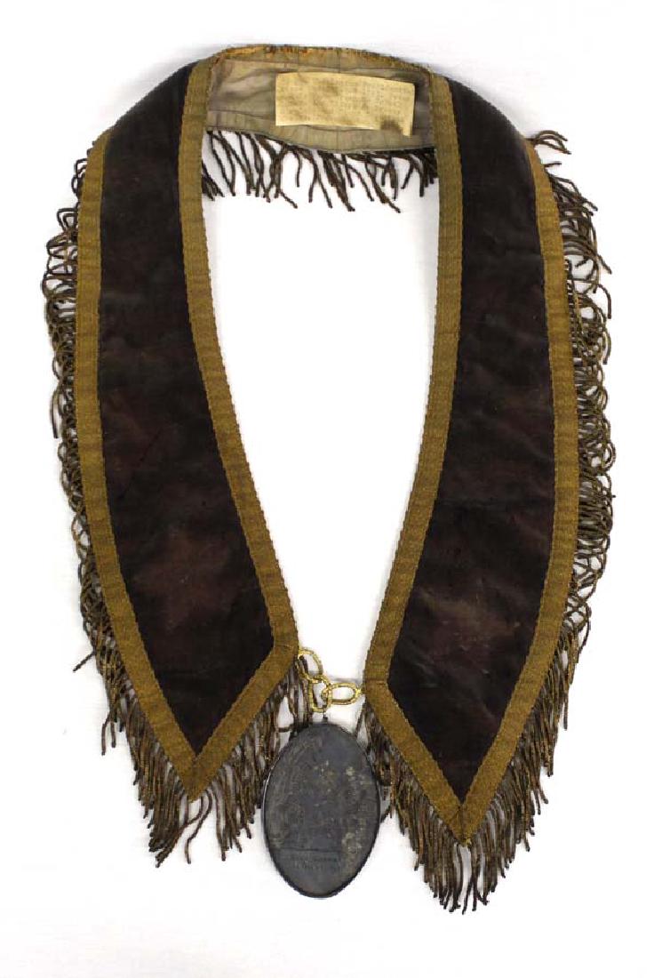 1793 George Washington Peace Medal on Collar (1 of 4)