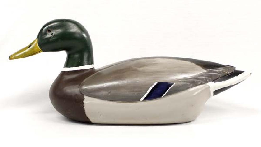 Carved Wood Duck Decoy by Bill Neal of Sonoma, CA (1 of 4)