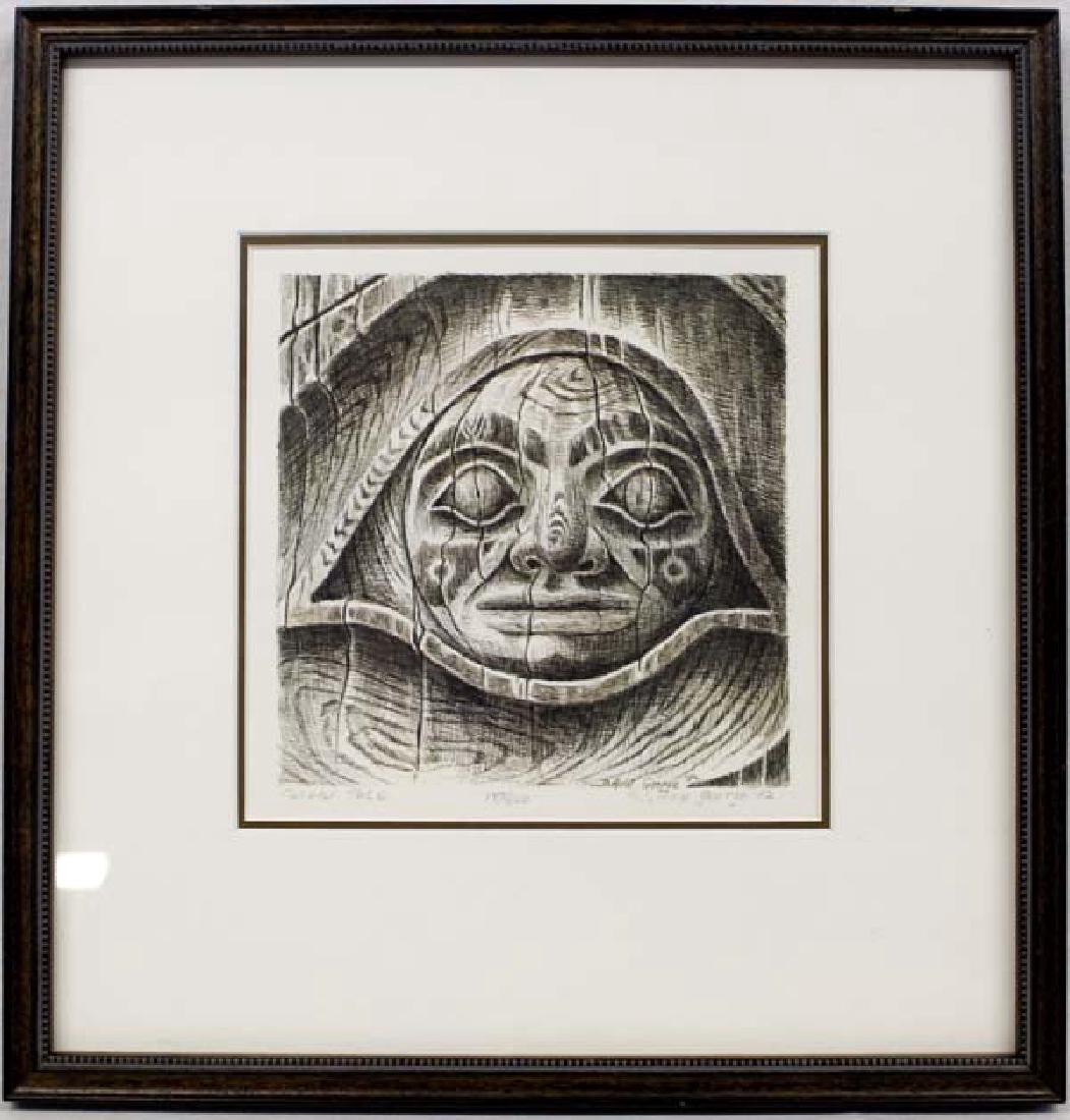 Native American Tlingit Woodcut Print by J George (1 of 4)