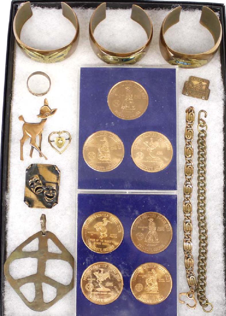 Collection of Copper Jewelry and Coins (1 of 6)