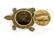 Estate Cast Iron Lidded Turtle Trinket Box - 3