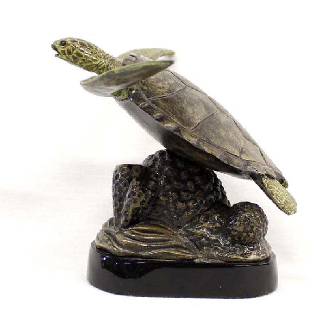 Sea Turtle Sculpture by Scott Lewerke (1 of 6)
