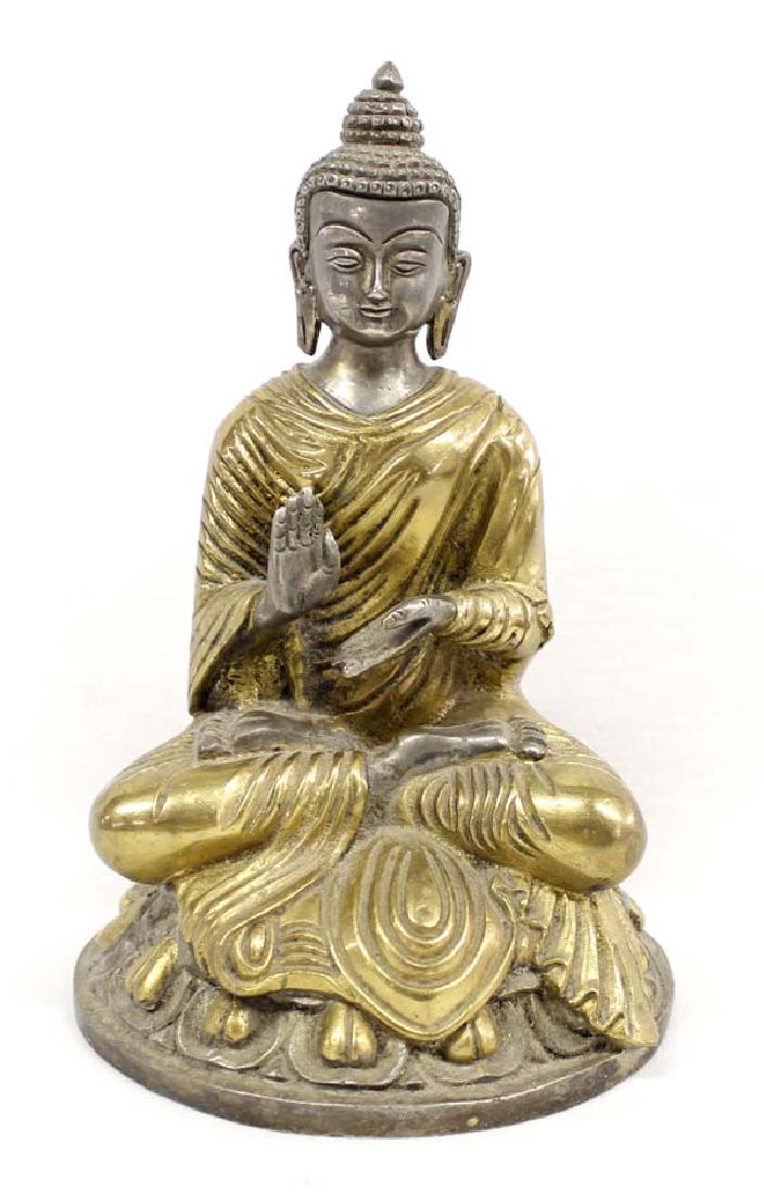 Cast Iron Lord Buddha Figure (1 of 5)