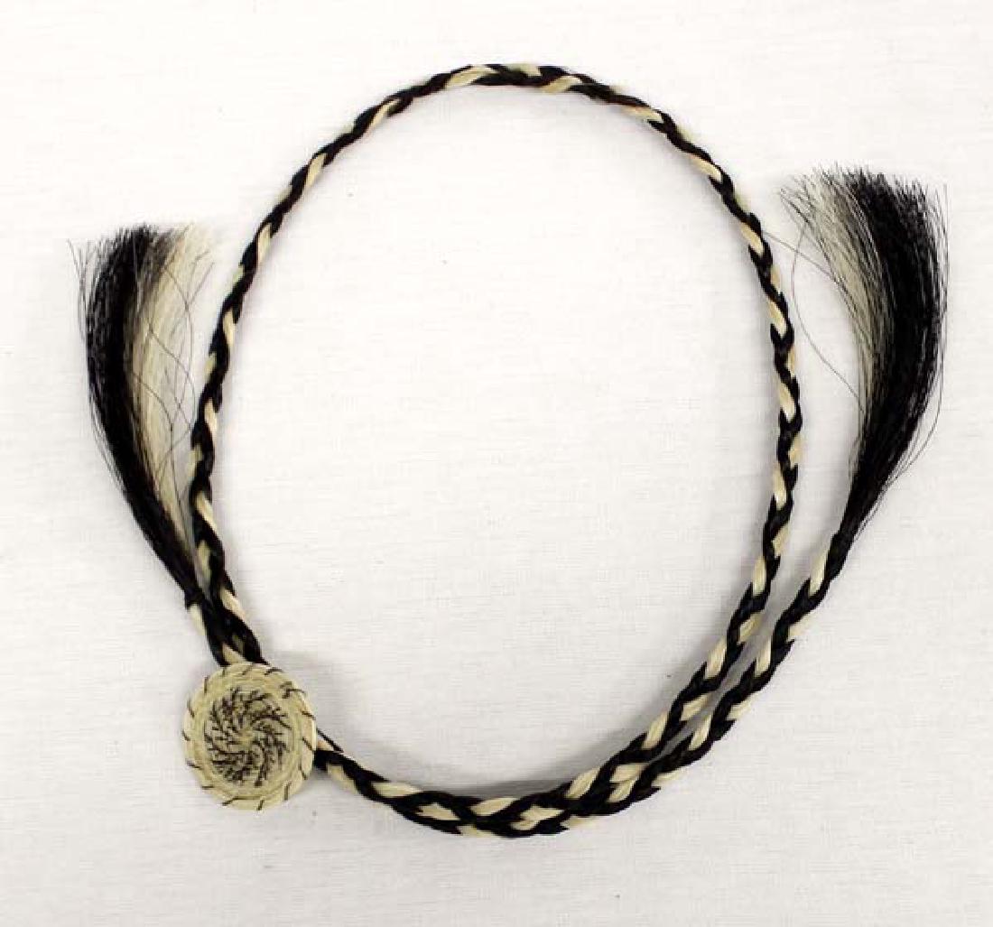 Native American Paiute Horse Hair Hatband, DeSoto (1 of 3)