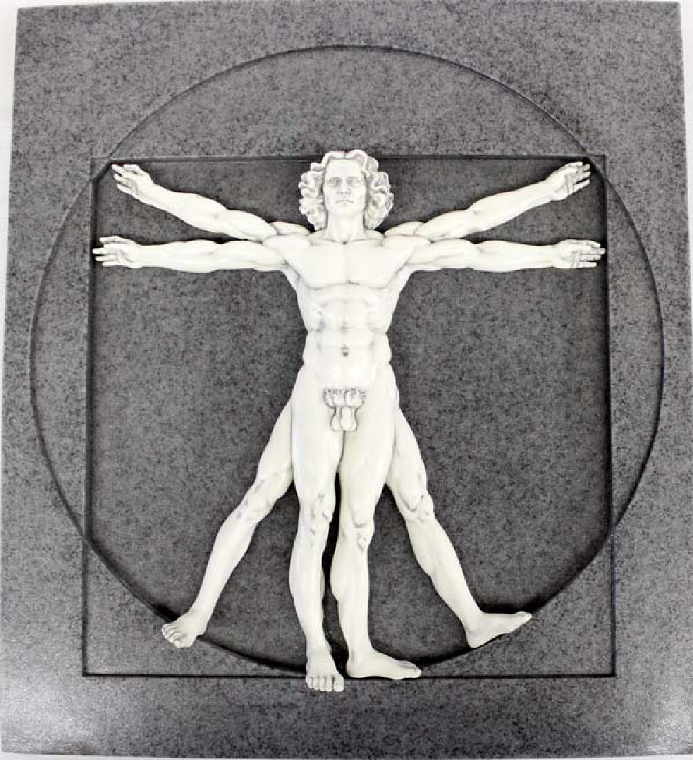 Vitruvian Man Wall Sculpture (1 of 3)
