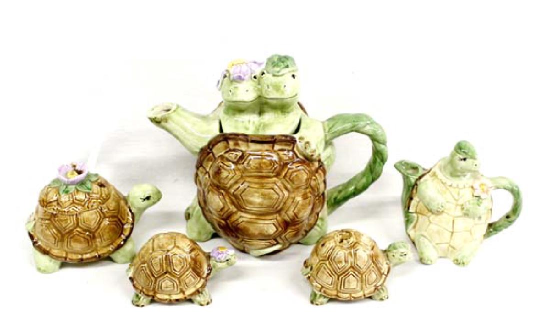 Japanese Otagiri Turtle Teapot Service (1 of 6)