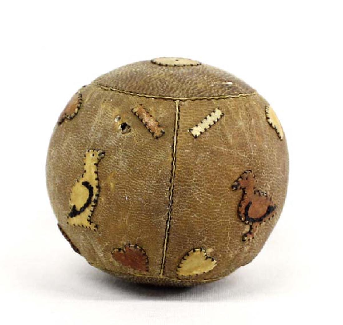 Native American Iriquois Leather Ball (1 of 4)